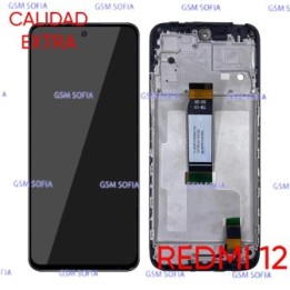 Pantalla Completa Calidad Extra con marco Para Redmi 12 4G / Redmi 12 5G