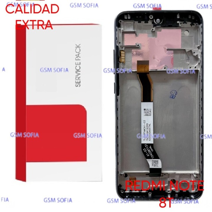 Servipack Pantalla Completa Calidad Extra Con Marco Para Xiaomi Redmi Note 8T