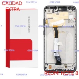 Pantalla Completa Calidad Extra Con Marco Para Xiaomi Redmi Note 8