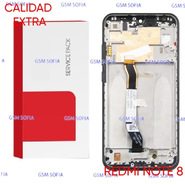 Pantalla Completa Calidad Extra Con Marco Para Xiaomi Redmi Note 8