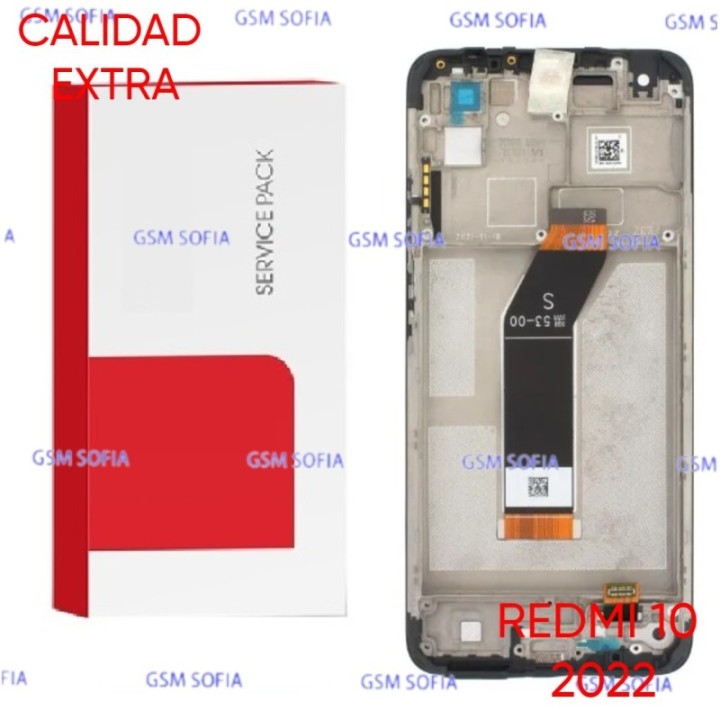 Pantalla Completa Calidad Extra Con Marco Para Xiaomi Redmi 10 2022