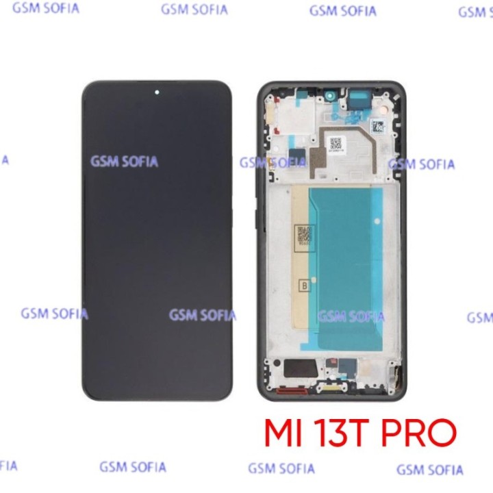 Pantalla completa ori con marco para Xiaomi Mi 13T pro 5g - Negro