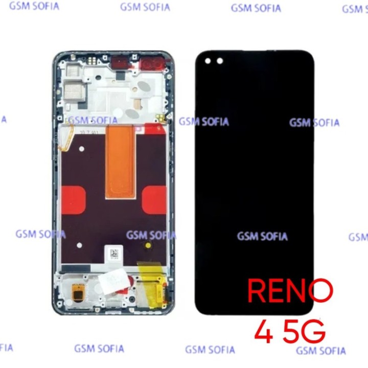 Pantalla completa original con marco para Oppo Reno 4 5G / CPH2091