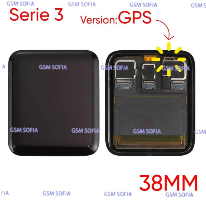 Pantalla Completa Ori Para Reloj APPLE WATCH Serie 3 GPS 38MM