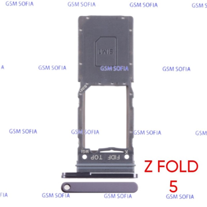 Bandeja sim para samsung galaxy Z FOLD 5 5G / F946B - Negro