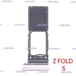 Bandeja sim para samsung galaxy Z FOLD 5 5G / F946B - Plata