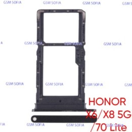 Bandeja sim para Huawei Honor X8 5G / Honor 70 Lite / Honor X6 - Negro