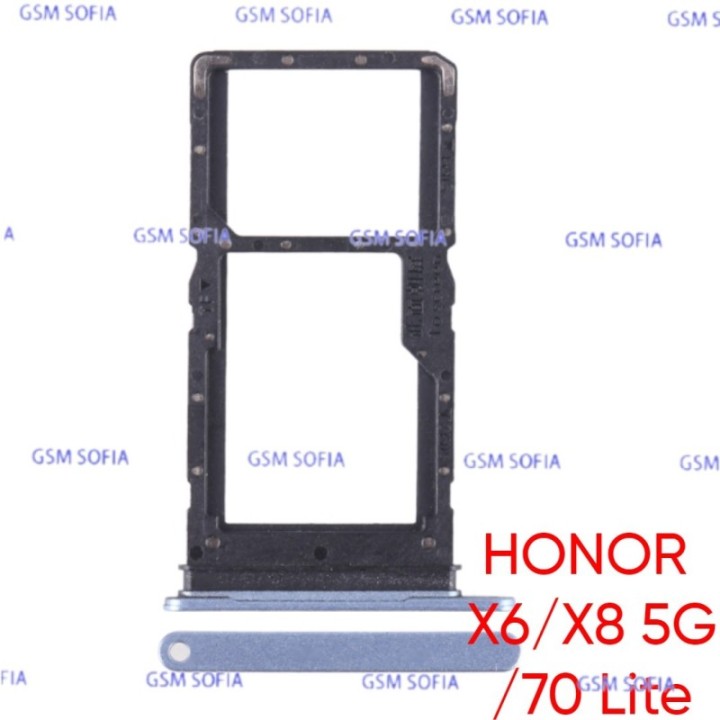 Bandeja sim para Huawei Honor X8 5G / Honor 70 Lite / Honor X6 - Azul