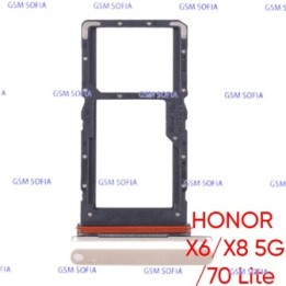 Bandeja sim para Huawei Honor X8 5G / Honor 70 Lite / Honor X6 - Rosa
