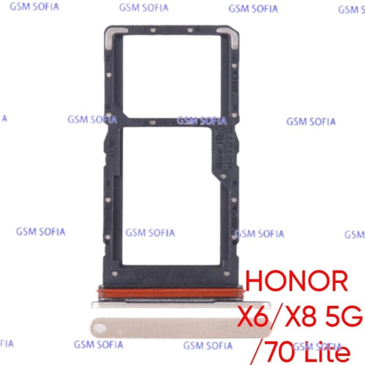 Bandeja sim para Huawei Honor X8 5G / Honor 70 Lite / Honor X6 - Rosa