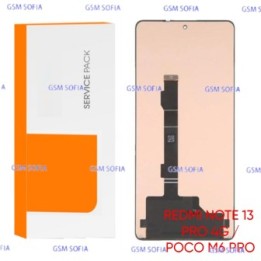 Pantalla completa ori sin marco Para Redmi Note 13 Pro 4G / Poco M6 Pro 4G / Redmi Note 14s
