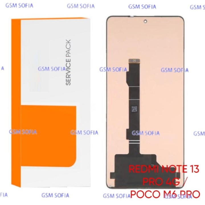 Pantalla completa ori sin marco Para Redmi Note 13 Pro 4G / Poco M6 Pro 4G / Redmi Note 14s