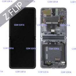 Pantalla Ori completa Para Samsung Z Flip 5G / F700 - Negro