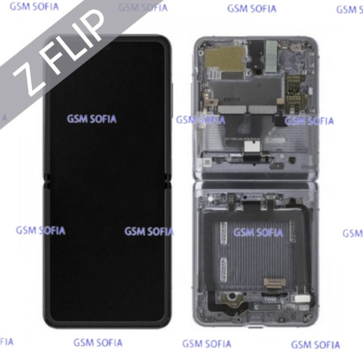 Pantalla Ori completa Para Samsung Z Flip 5G / F700 - Negro