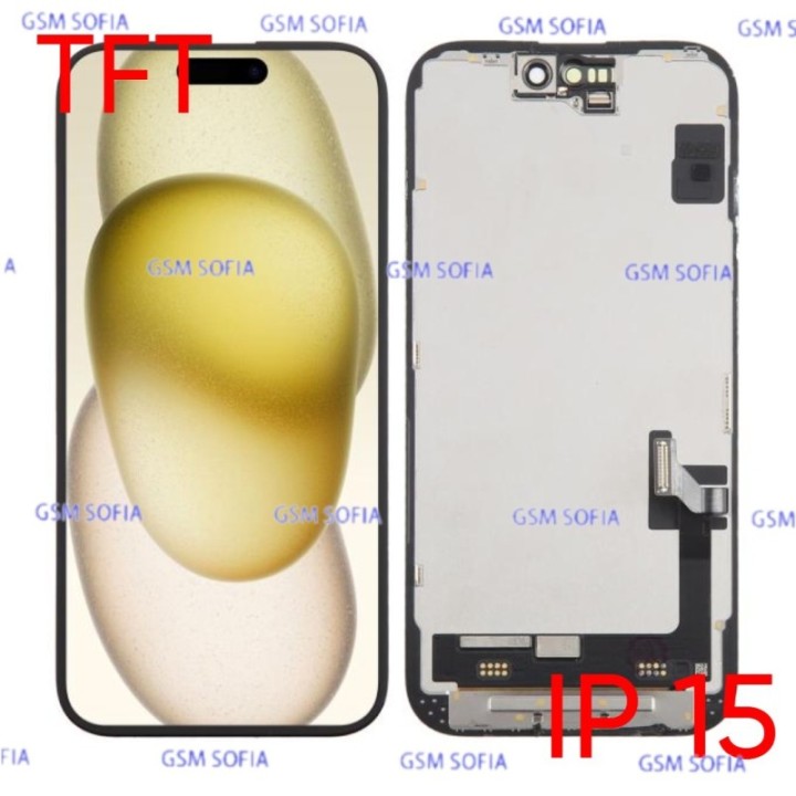 Pantalla completa  TFT Para IPhone 15