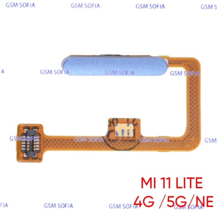 Flex Power lector de Huella Para Xiaomi Mi 11 Lite 4G / Mi 11 Lite 5G / Mi 11 Lite NE - Azul