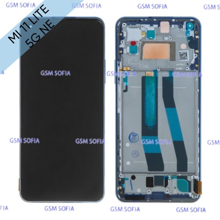 Pantalla completa original con marco para Xiaomi Mi 11 lite 5G NE - Azul