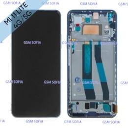 Pantalla completa original con marco para Xiaomi Mi 11 lite 4G / Mi 11 Lite 5G - Azul