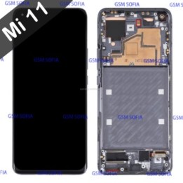 Pantalla Completa Ori CON MARCO para Xiaomi Mi 11 / Mi 11 5G - Negro