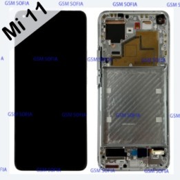 Pantalla Completa Ori CON MARCO para Xiaomi Mi 11 / Mi 11 5G - Plata
