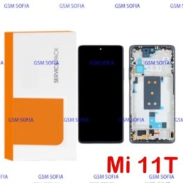 SERVIPACK Pantalla completa Original con marco para xiaomi Mi 11T - Negro