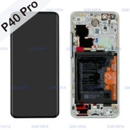Pantalla Completa Ori  Con Marco Y Bateria Para Huawei P40 Pro - Plata