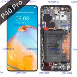 Pantalla Completa Ori  Con Marco Y Bateria Para Huawei P40 Pro - Negro