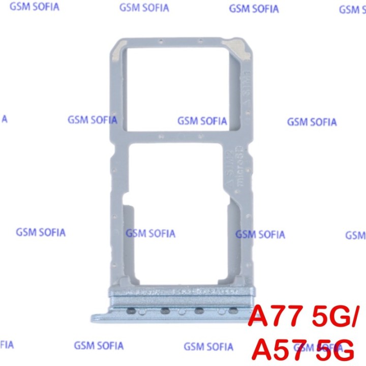 Bandeja sim para Oppo A77 5G / A57 5G - Azul