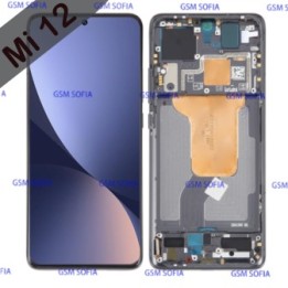 SERVIPACK Pantalla Completo con marco Ori Para XIAOMI MI 12 / 2201123G - Negro