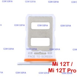 BANDEJA SIM PARA XIAOMI MI 12T  / 22071212AG / MI 12T PRO / 22081212UG - PLATA