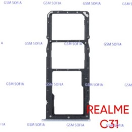 Bandeja sim Para Oppo Realme C31 - Plata
