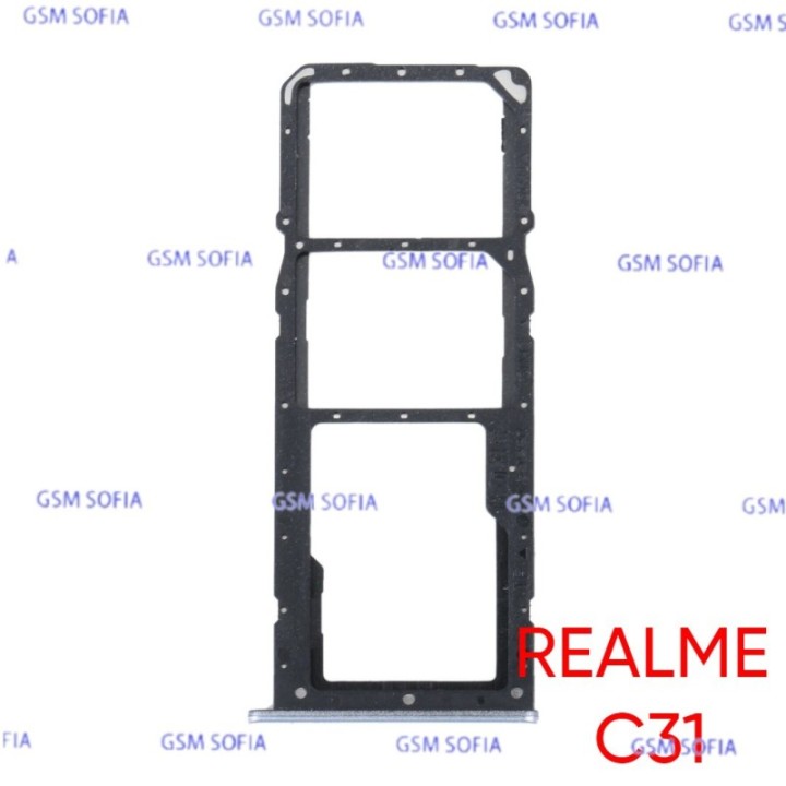 Bandeja sim Para Oppo Realme C31 - Plata