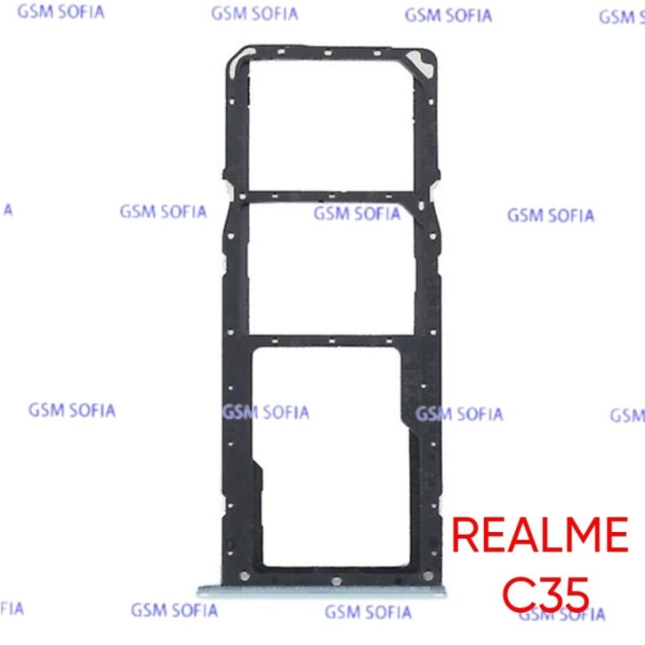Bandeja sim Para Oppo Realme C35 - Azul