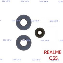 Set de 3 Lente trasera Para  Oppo Realme C35