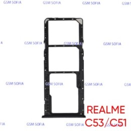 Bandeja sim Para Oppo Oppo Realme C53 / Oppo Realme C51 - Negro