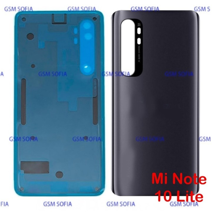 TAPA TRASERA PARA MI NOTE 10 LITE - NEGRO