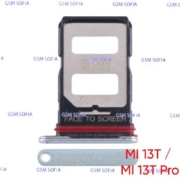 Bandeja Sim Duo + Micro SD Para Mi 13T / Mi 13T Pro - Azul