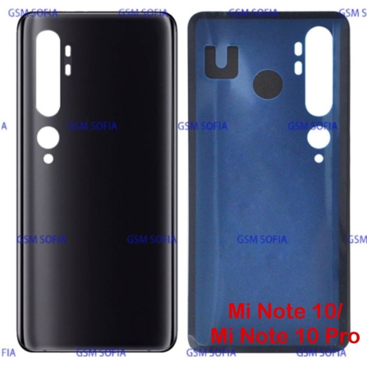 Tapa trasera batería para Xiaomi Mi Note 10/ Mi Note 10 PRO - Negro