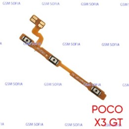 Flex Power + Volumen Para Redmi Note 10 Pro 5G / Poco X3 GT