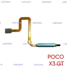 Flex Power lector de Huella Para Redmi Note 10 Pro 5G / Poco X3 GT - Azul
