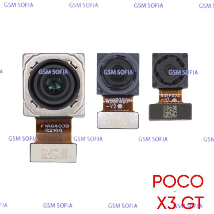 Juego de Camara trasera Completa Para Redmi Note 10 Pro 5G / Poco X3 GT