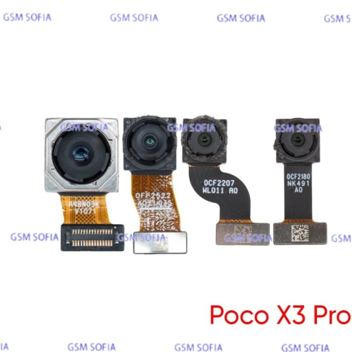 Juego de Camara trasera Completa Para Pocophone Poco X3 Pro