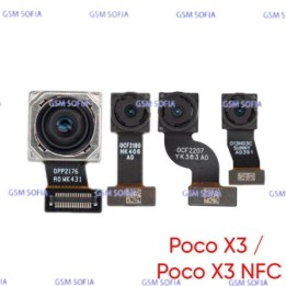 Juego de Camara trasera Completa Para Pocophone Poco X3 / Poco X3 NFC
