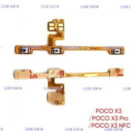 Flex Power + Volumen Para Poco X3 / Poco X3 Pro / Poco X3 NFC