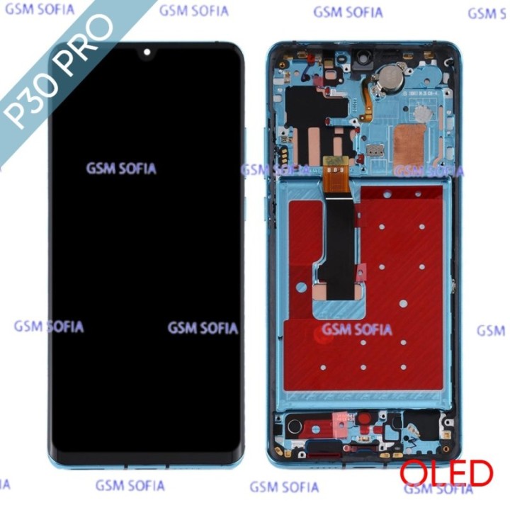 Pantalla Completa OLED Con Marco Para Huawei P30 Pro - Azul