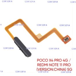 Flex Power + Lector de Huella Para Redmi note 11 Pro Plus /  - Negro