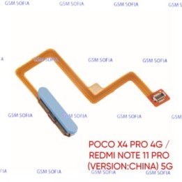 Flex Power + Lector de Huella Para Redmi note 11 Pro Plus - Azul