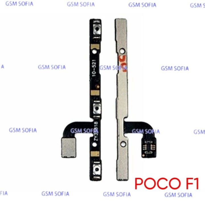Flex Power Con Boton Encendido + Volumen Para Poco F1