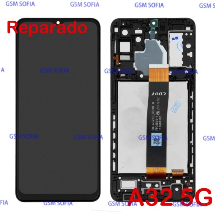 Pantalla completa REPARADO con marco Para Samsung Galaxy A32 5G / A326 Version: CDOT