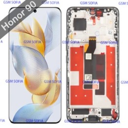 Pantalla completa Ori servipak con marco para Huawei Honor 90 / REA-AN00 / REA-NX9 - Negro